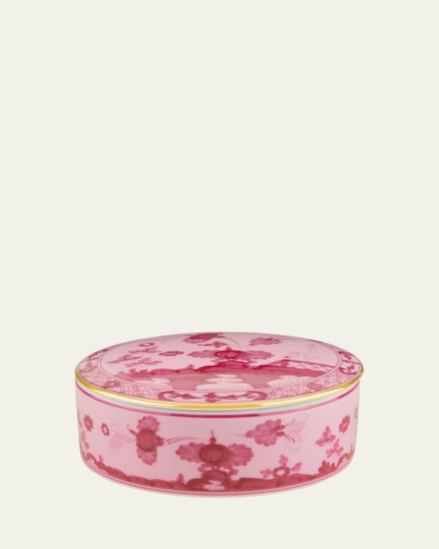 Porpora Round Covered Box